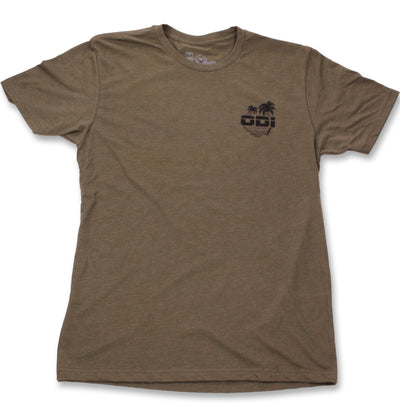 California TEE - Olive Green/Black